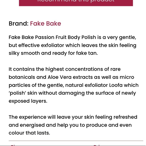 Fake Bake Body Scrub - Picture 4 of 4